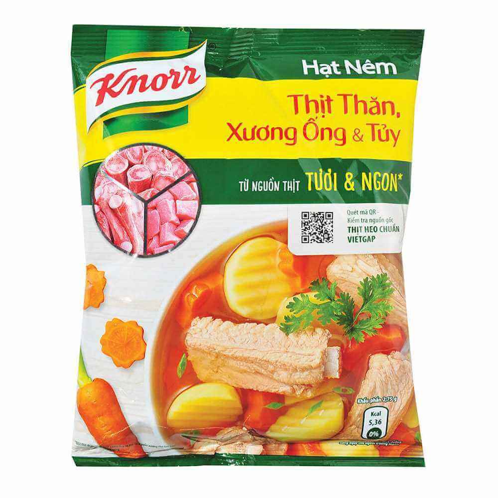 Hạt Nêm Knorr Gói 400g Thịt Thăn Xương Ống Và Tủy