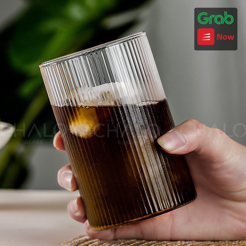 Ly thủy tinh sọc dáng trụ thẳng 260ml - 460ml