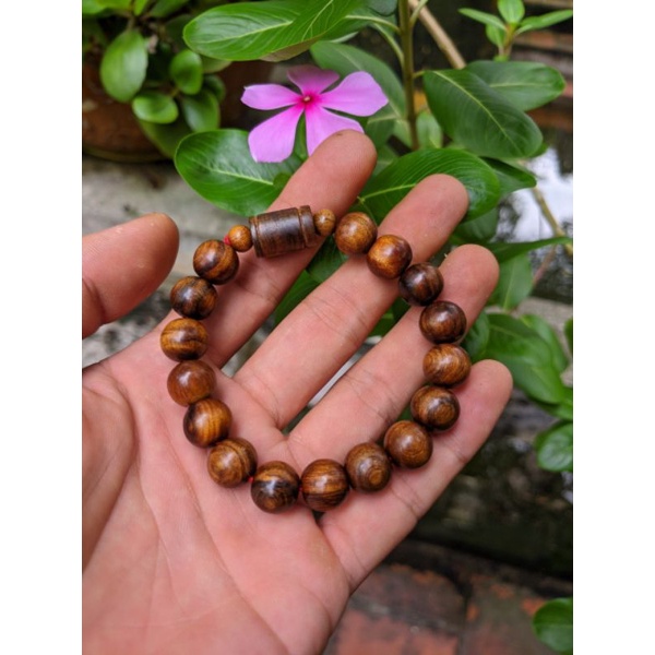 Vòng lắc tay nam nữ hạt 8 ly 10 ly 12 ly mix đốt trúc gỗ thơm hương tự nhiên