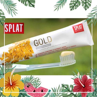 Kem đánh răng splat gold làm sáng răng, làm bóng và bảo vệ men răng, ngăn mảng bám răng ⚡