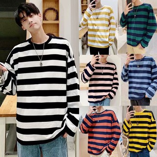 Áo thun tay dài cổ tròn thời trang mùa hè 2020 cho nam