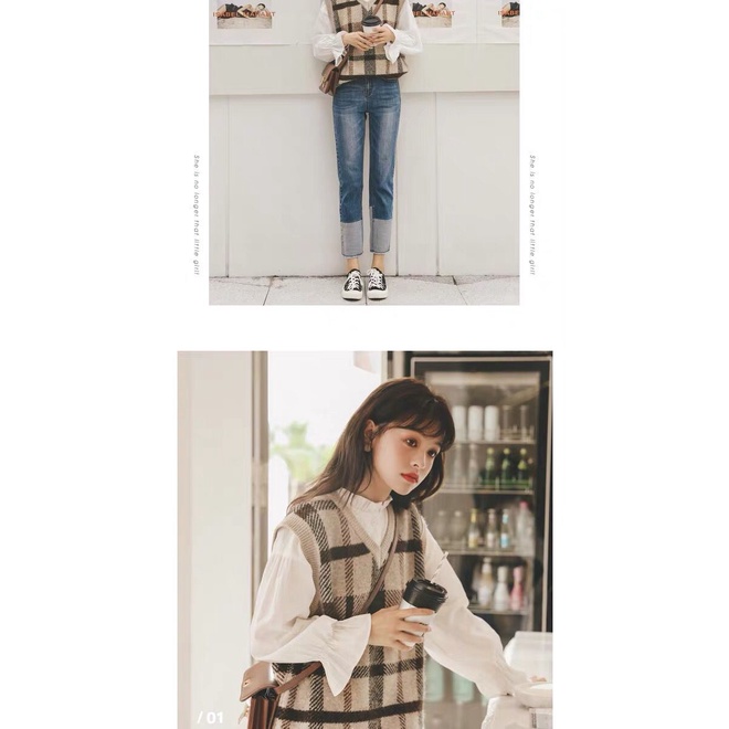 Áo vest gile len dệt kim/khoác/hoodie nỉ | BigBuy360 - bigbuy360.vn