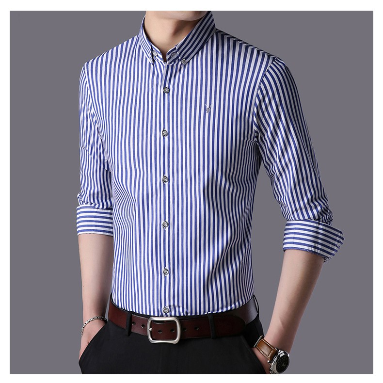 Áo Sơ Mi Nam FLASHBACKS Dài Tay - Thời Trang Nam Sọc Kẻ Thời Trang - Chất Vải Đẹp  AD000008 | BigBuy360 - bigbuy360.vn