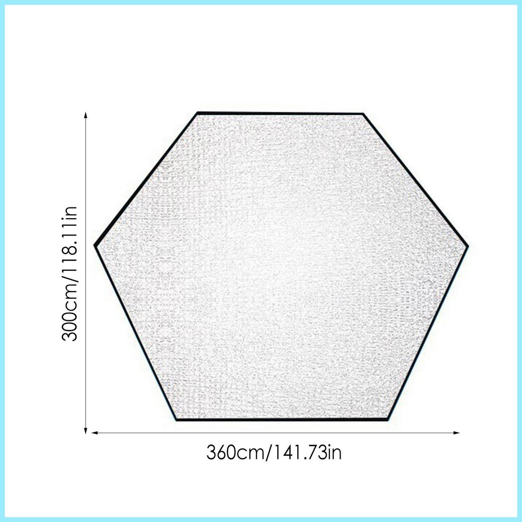 Tấm Lót Lều Lục Giác Di Động Chống Thấm Nước/Ẩm/Chống Ẩm