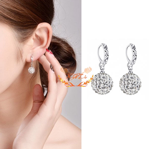 Đôi Bông Tai Dáng Dài Đính Đá Thời Trang Cho Nữ