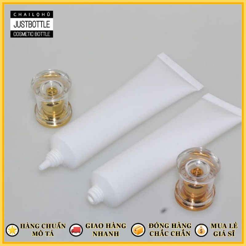 TUÝP CHIẾT MỸ PHẨM Cao cấp &amp; OVAL 20ml 50ml 100ml chiếc kem đánh răng dưỡng da sữa rửa mặt dễ thương đẹp hàng nhập khẩu