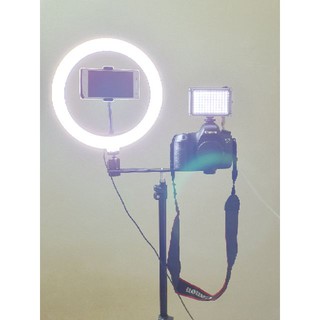 Đèn trợ sáng Studio Light Ring kèm chân đèn cao 2,1m