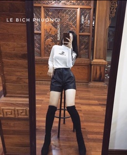 Quần sooc da cao cấp siêu hot nữ S632