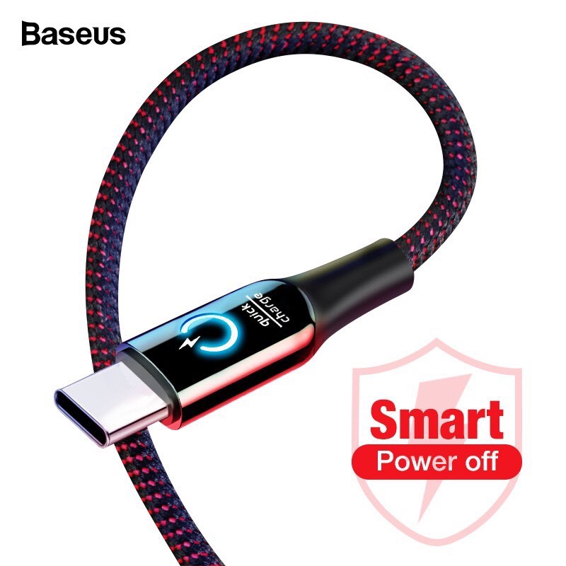 Cáp Sạc Tự Ngắt Siêu Nhanh Baseus Explorer Series Gen2 Auto Power-Off 100W (USB to Type-C, Fast Charging &amp; Data Cable)