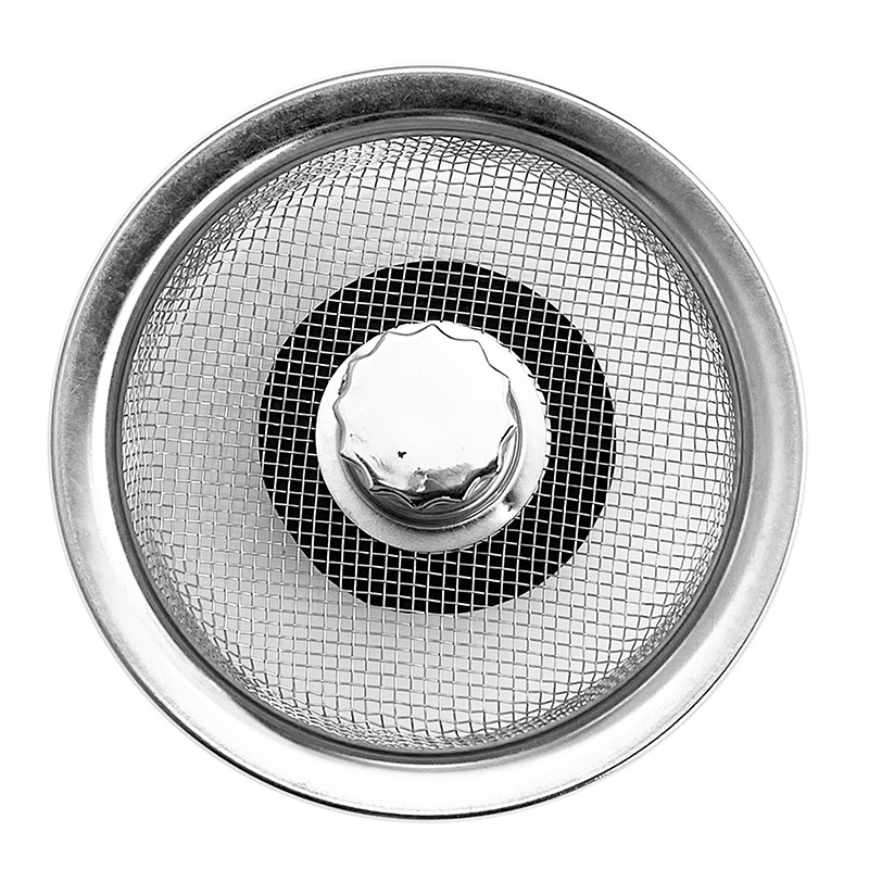Nắp lọc rác bồn rửa chén bằng thép không gỉ tiện dụng cho nhà bếp