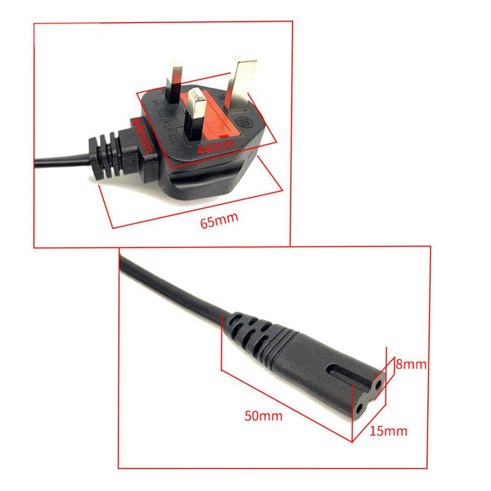LAKAMIER Dây Nguồn 3 Chấu Phích Cắm UK Thông Dụng An Toàn Cho Laptop