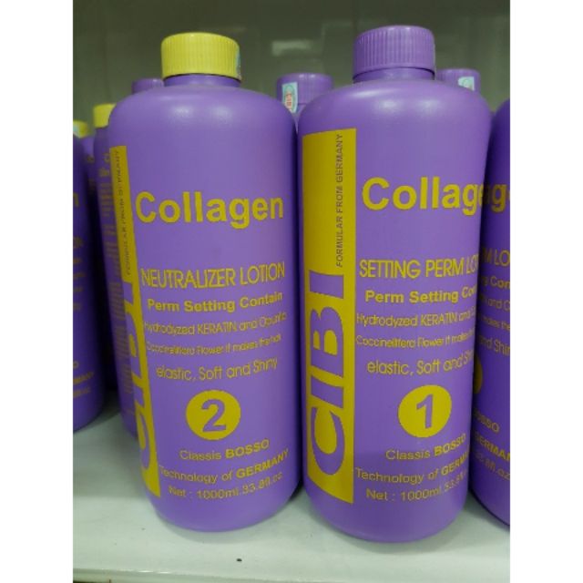 Thuốc uốn nóng sitting Collagen mùi thơm