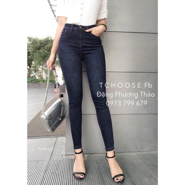 QUẦN JEAN ÔM BODY CẠP CAO