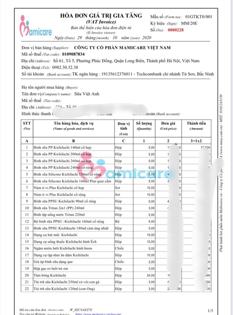  Tăm bông sơ sinh Kichilachi thân giấy, bông ngoáy tai trẻ em hộp 200 que