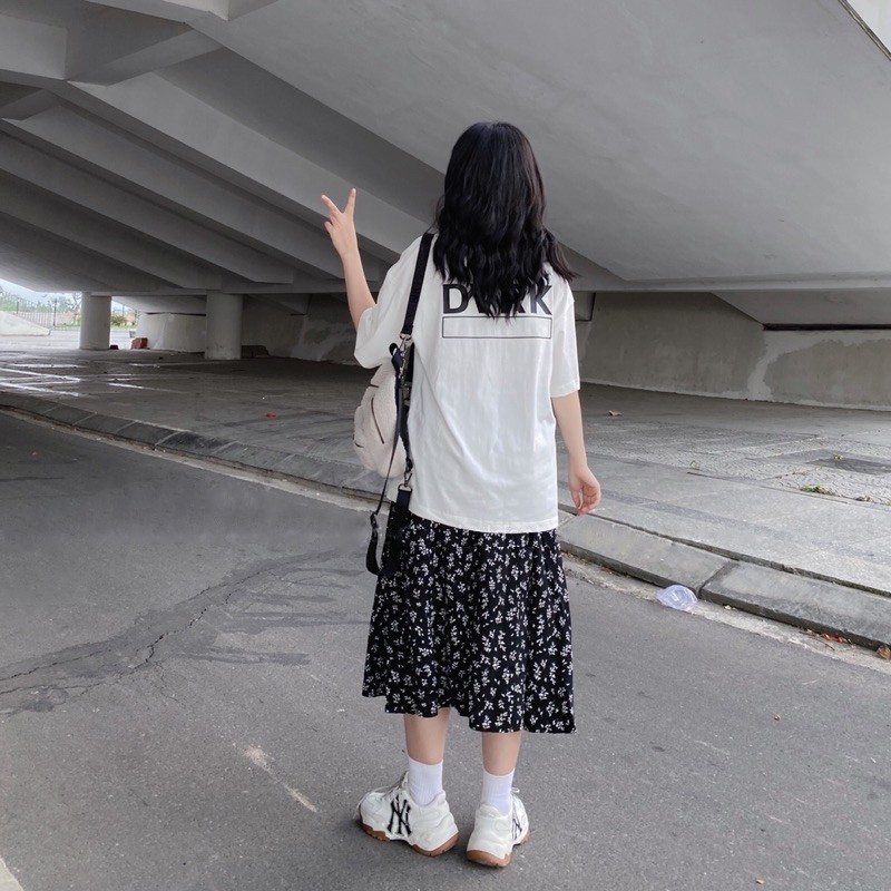 CHÂN VÁY DÀI HOA NHÍ ULZZANG CẠP CHUN , ĐẦM NỮ TRẮNG VINTAGE DỰ TIỆC ( video ảnh thật) | BigBuy360 - bigbuy360.vn