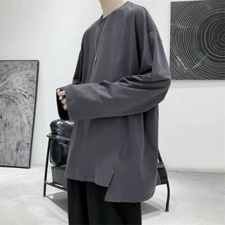 ÁO THUN LAYER DÀI TAY XẺ TÀ UNISEX(3 màu)