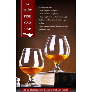 Ly thủy tinh, ly uống rượu mạnh rượu vang cao cấp