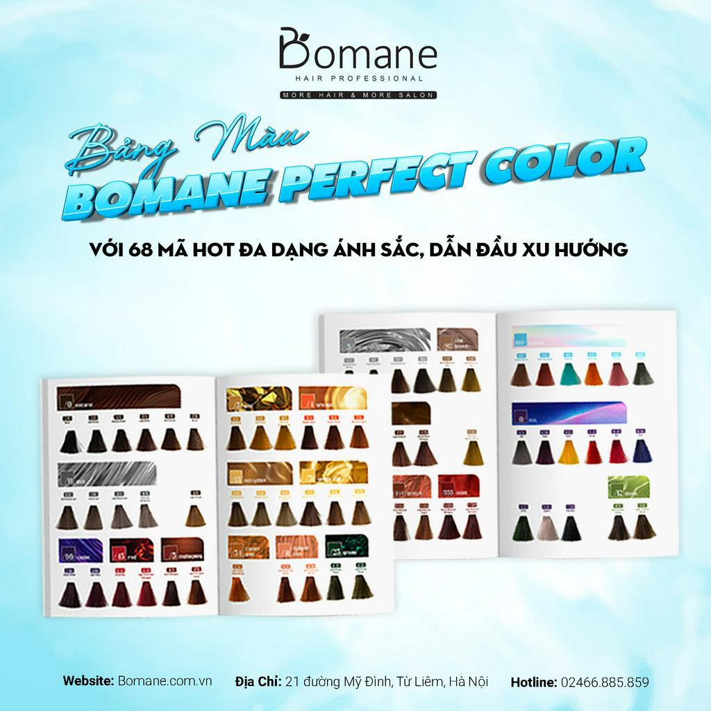 Thuốc nhuộm Bomane, màu nhuộm Bomane 100ml chuẩn bền màu chính hãng - Dụng cụ tóc Huy Phúc