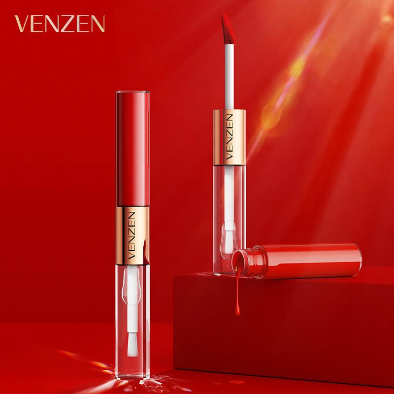 Son môi Venzen 2 đầu lâu trôi trong 12 giờ 5.8g+6g gồm 5 màu trẻ trung tùy chọn | BigBuy360 - bigbuy360.vn