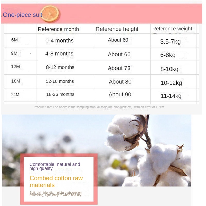 Áo Liền Quần Tam Giác Tay Ngắn Chất Liệu Cotton Mỏng Cho Bé Sơ Sinh 0-24 Tháng Tuổi