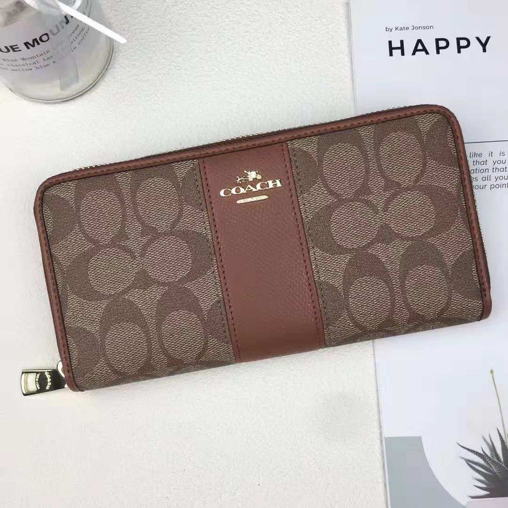 COACH ví dài nữ,ví nữ cầm tay da thật nhập khẩu / 52859 Ví Nữ Mini Cầm Tay