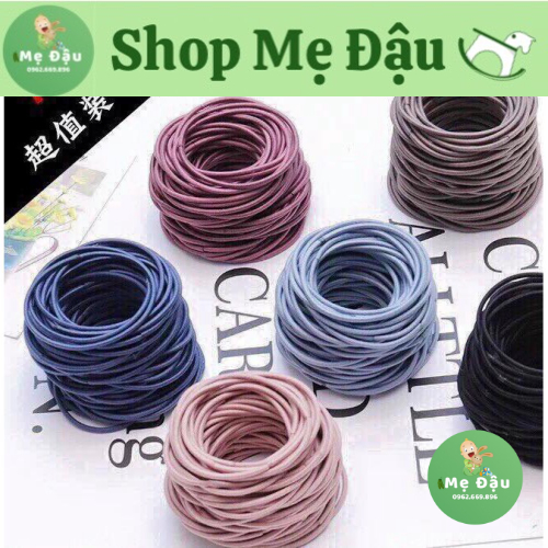 Set 100 chun buộc tóc (túi zip hoặc hộp)