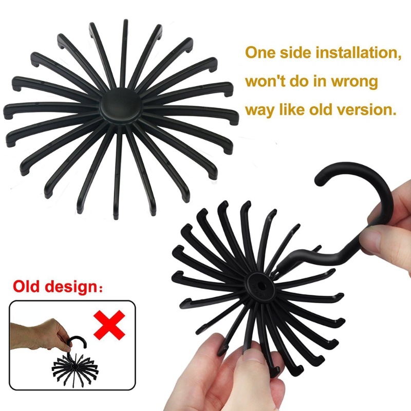 Móc Treo Cà Vạt, Thắt Lưng 18 Kẹp Xoay 360 Độ Giá Đỡ