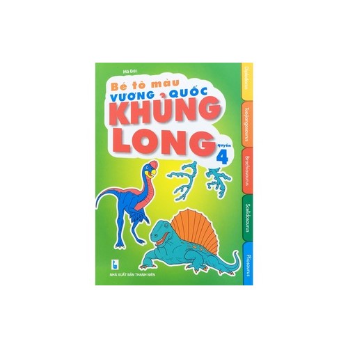 Sách - Tô màu vương quốc khủng long [NDBOOKS]