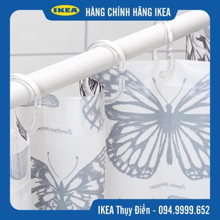 Rèm phòng tắm hình bướm IKEA