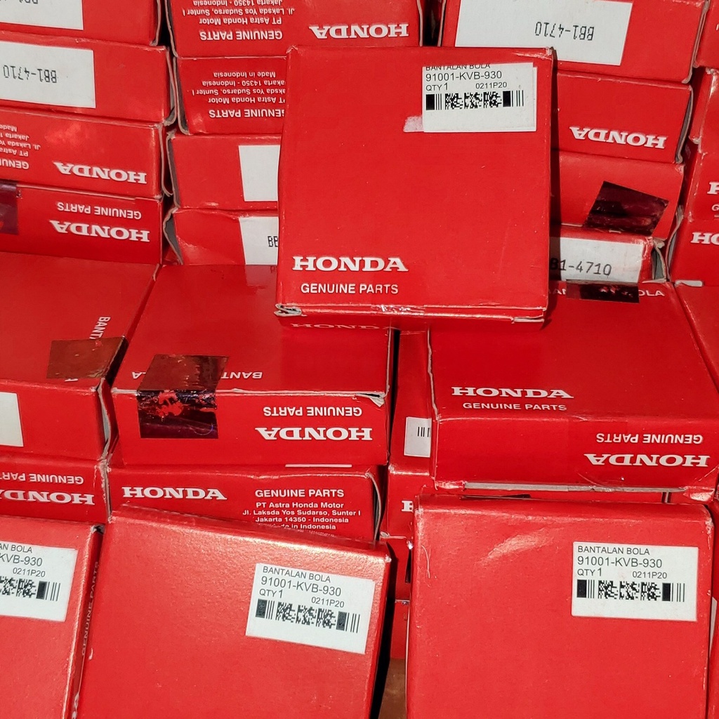 Bạc đạn dên nhỏ AB zin Honda nhập khẩu Indonesia - 91001-KVB-930