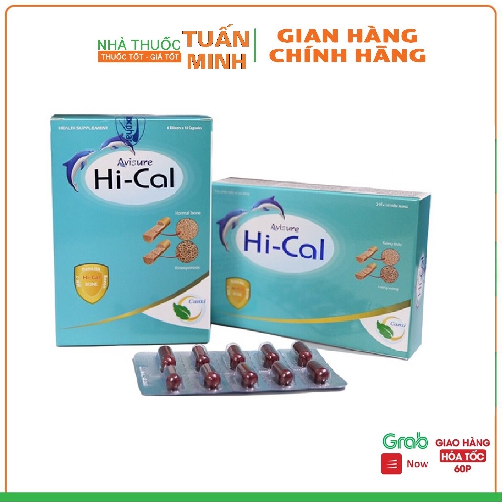 Canxi Hical Avisure - bổ sung canxi cho phụ nữ mang thai