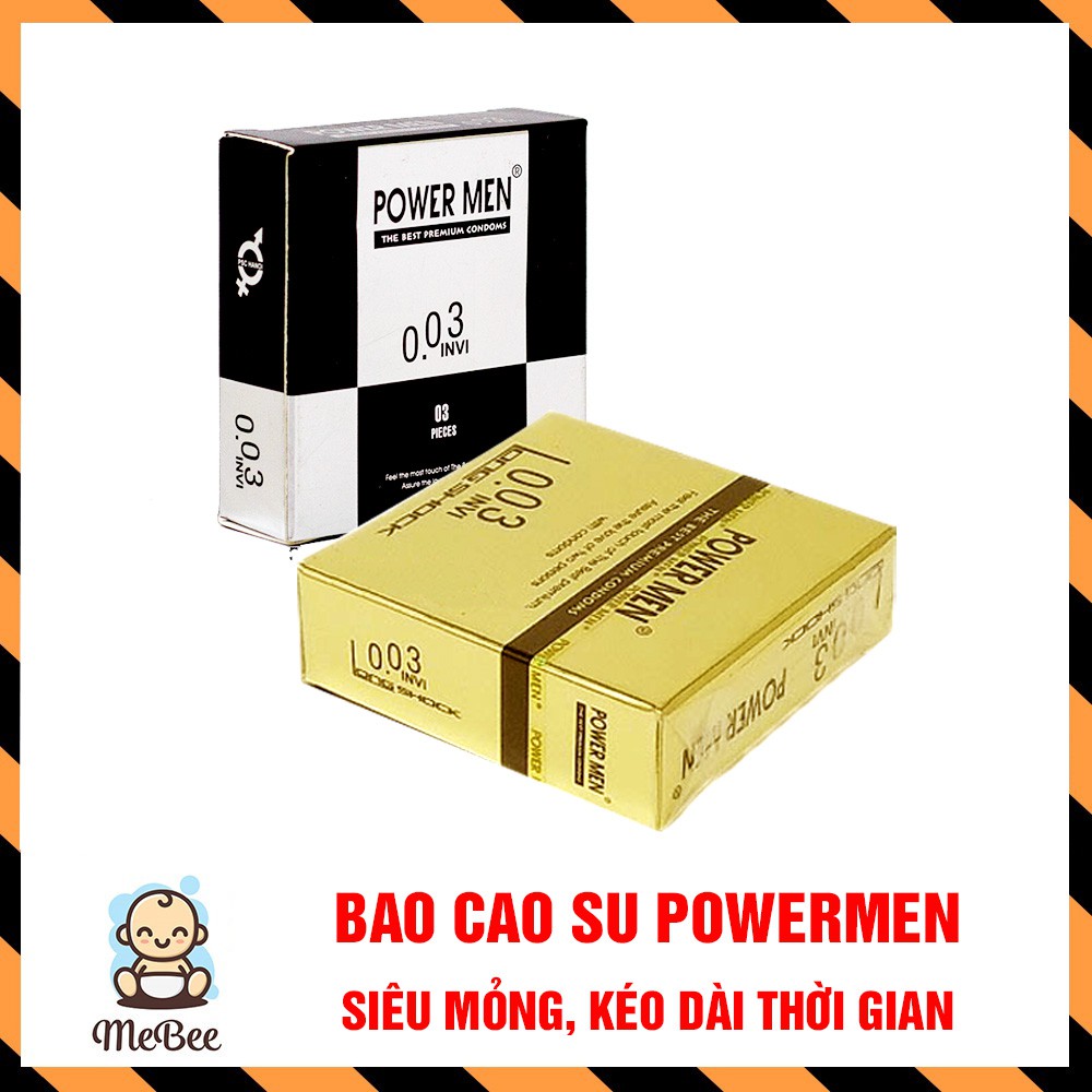 Bao Cao Su Powermen điệp viên siêu mỏng, kéo dài thời gian