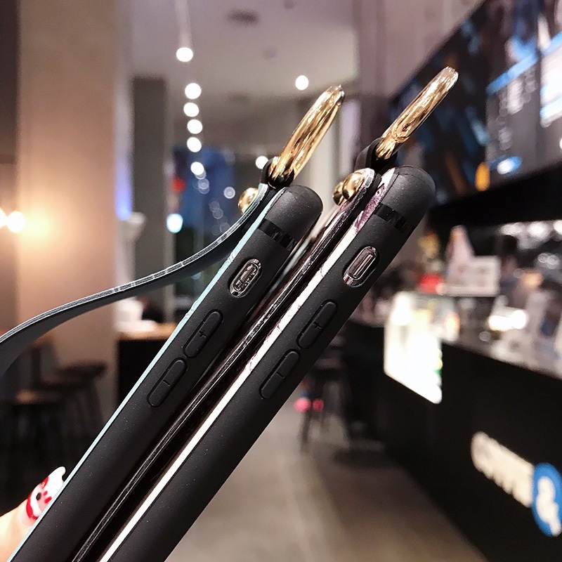 Ốp Điện Thoại Họa Tiết Hoa 3D Có Dây Đeo Cho Redmi 10C 9T 9C Note 10S 11 Pro 9 9S 8 7 Xiaomi 11T Poco X3 F3 M3
