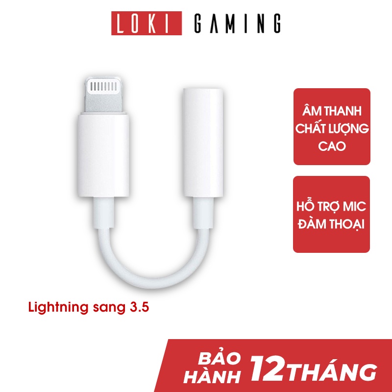 Jack Chuyển Tai Nghe Iphone 3.5 Sang Lighning Bóc Máy