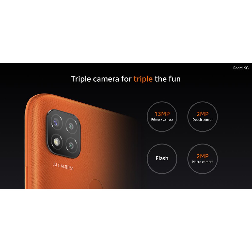 Điện thoại Xiaomi Redmi 9C (2GB/32GB) - Hàng chính hãng