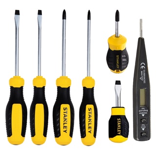 Bộ tuốc nơ vít dẹp và bake 6 cây stanley stmt66679 - chính hãng