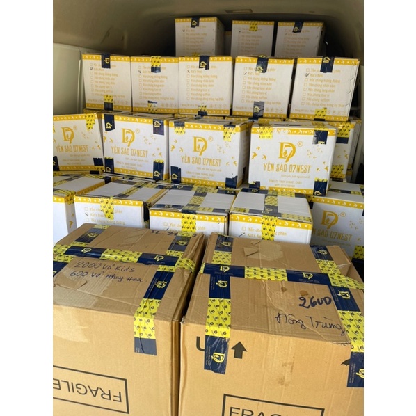 Sỉ 1 thùng 60 hủ yến sào chưng sẵn 30% D7 nest tặng 6 hủ