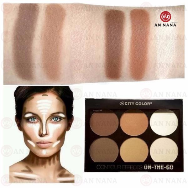 BẢNG TẠO KHỐI CITY COLOR CONTOUR PALETTE ON THE GO