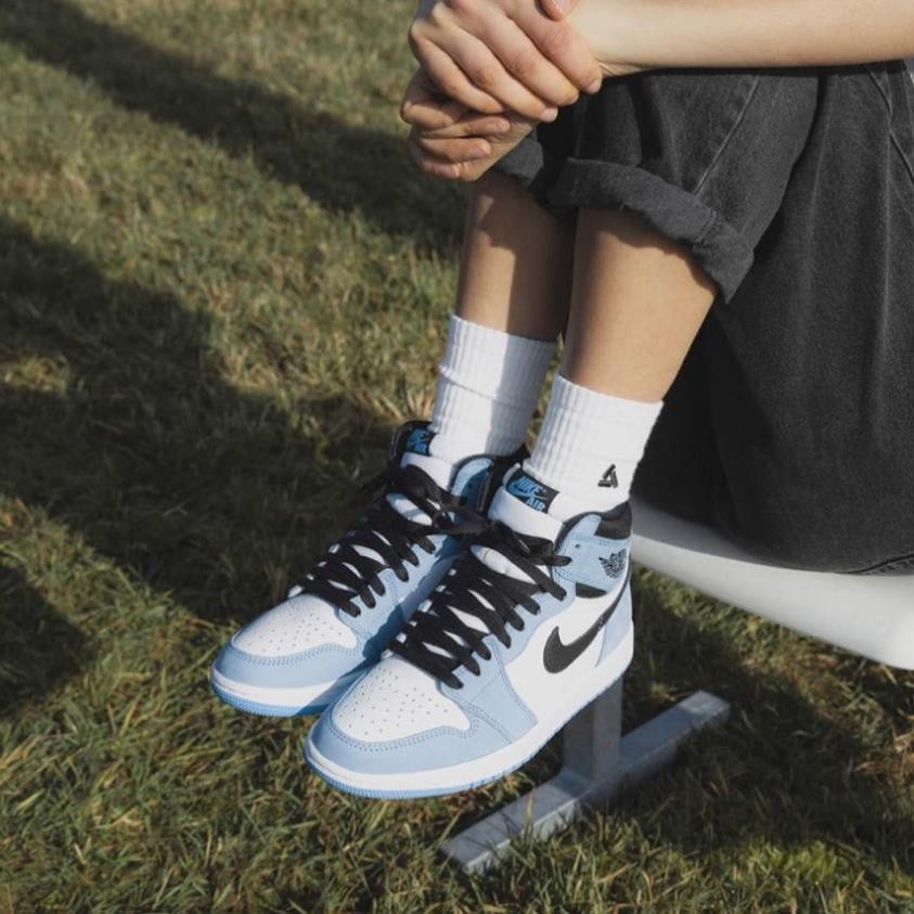 Giày thể thao Jordan cổ cao xanh dương, Giày sneaker Jodan university blue nam nữ Full Box Bill. | BigBuy360 - bigbuy360.vn