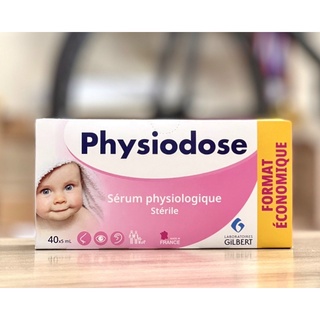 ( Mẫu mới ) Nước muối sinh lý Physiodose của Pháp 40 ống