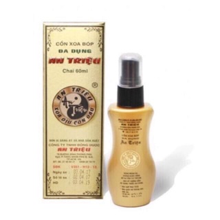 Dầu cồn xoa bóp đa dụng an triệu (chai xịt 60ml)