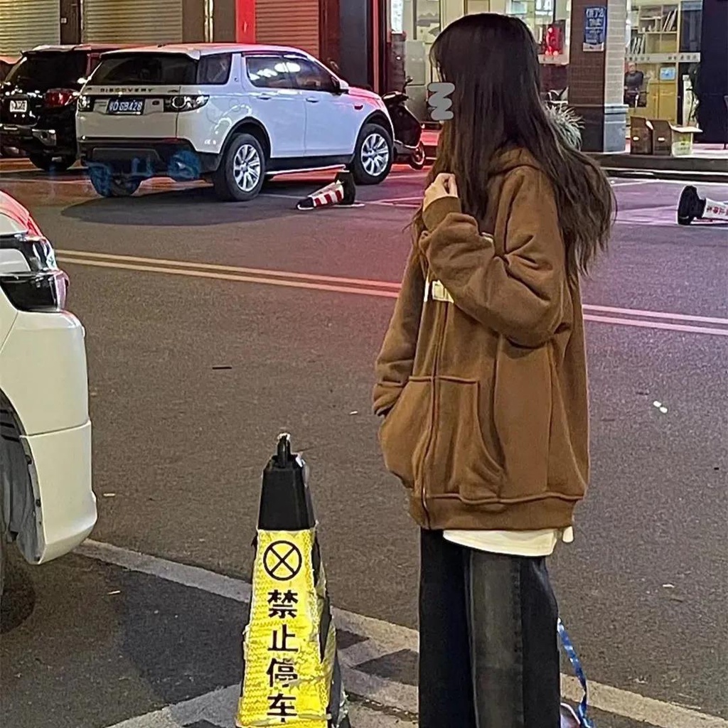 Áo Khoác Cardigan Mỏng Dáng Rộng Phong Cách Hàn Quốc Thời Trang Xuân Thu Cho Nữ Sinh