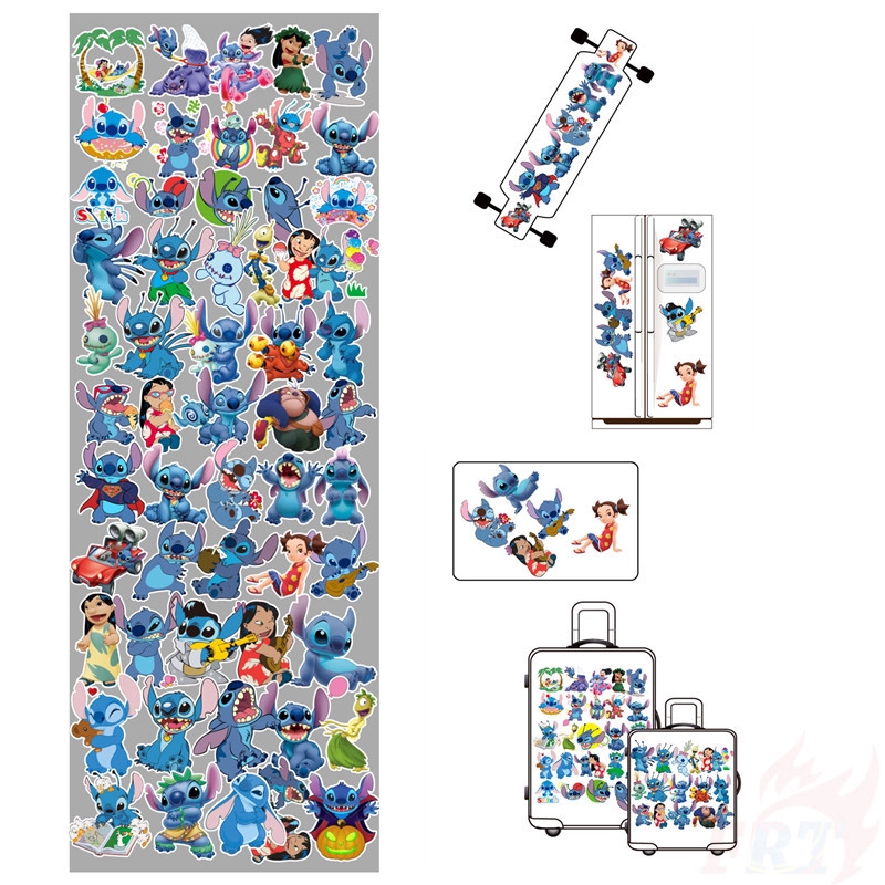 ❉ Lilo &amp; Stitch - Series 03 Disney Cartoon Stickers ❉ 54Pcs/Set DIY Fashion Luggage Laptop Skateboard Doodle Stickers