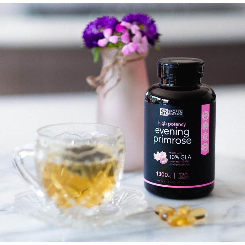Sport Research Evening Primrose oil 1300mg tinh dầu hoa anh thảo 120viên
