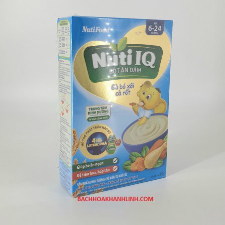 Bột Ăn Dặm NUTI IQ HỘP 200gram