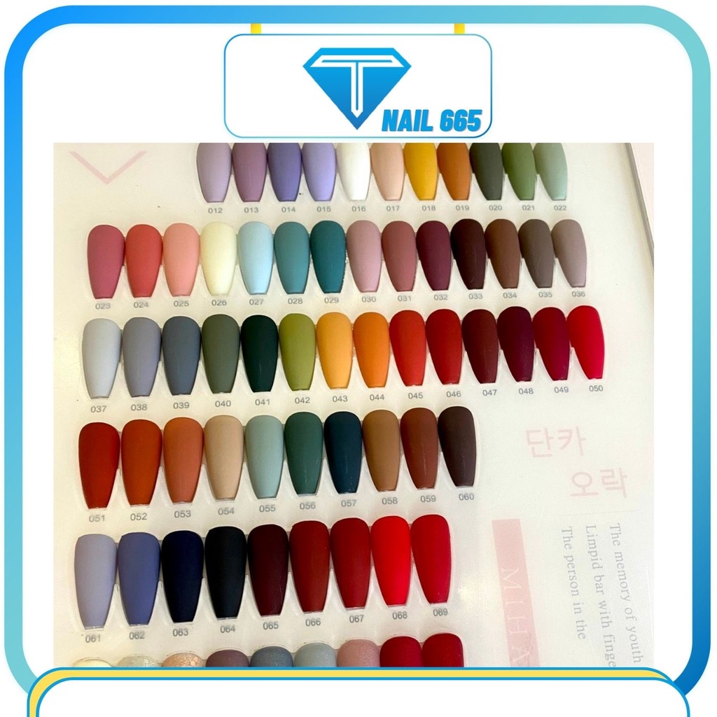Sơn gel móng tay MIHAN sét 78 màu  bóng đẹp , Sơn móng tay màu đẹp chất lượng