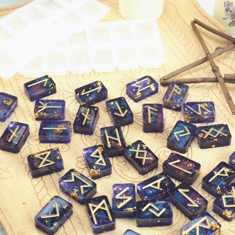 Bộ 2 Khuôn Silicone Hình Tròn Làm Trang Sức