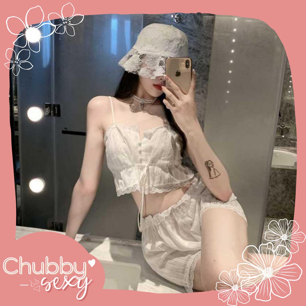 Bộ Đồ Ngủ Sexy Kute - [ Xả Kho Giá Sock ] Đồ Lót Nữ Sexy - Bộ Đồ Ngủ Kute Dễ Thương Sexy - CPL111 - Chubby.sexy