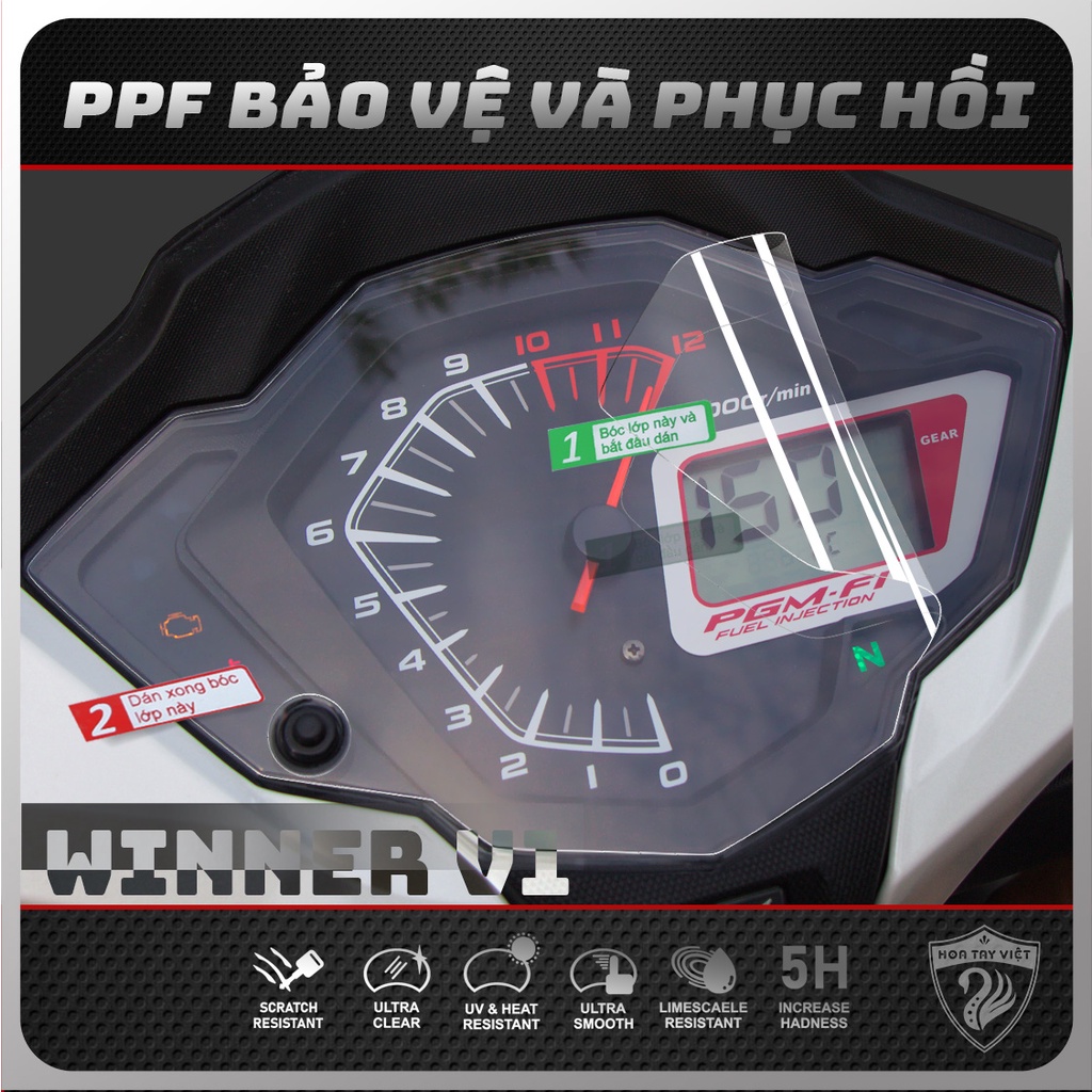 PPF Winner V1 miếng dán bảo vệ mặt đồng hồ Winner V1 PPF cao cấp chống trầy xước