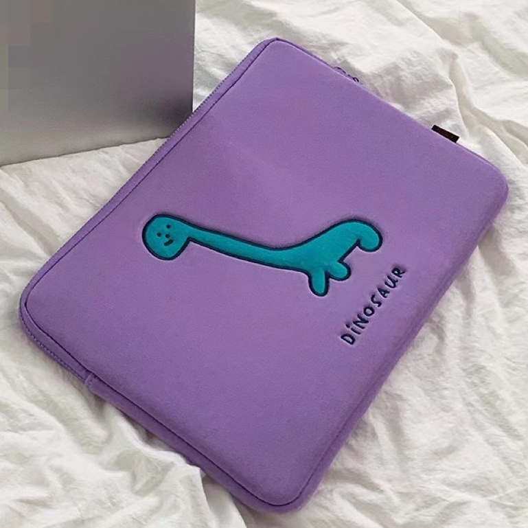 Túi Đựng Bảo Vệ Laptop  Chống Sốc Thêu Họa Tiết Dễ Thương